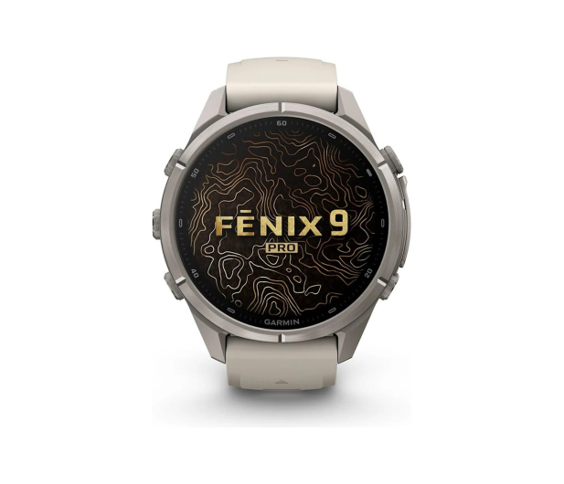 Garmin fenix 9 Pro 43mm inReach Fog Gray / Dark Sandstone - 1585566 - zdjęcie 2